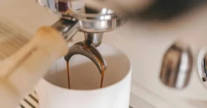 brewing the Espresso